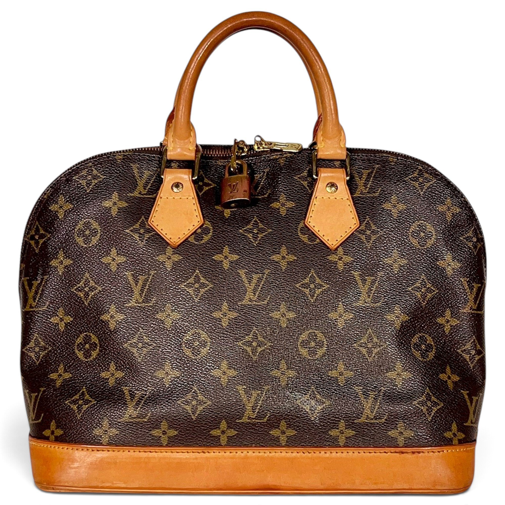 Alma leather handbag