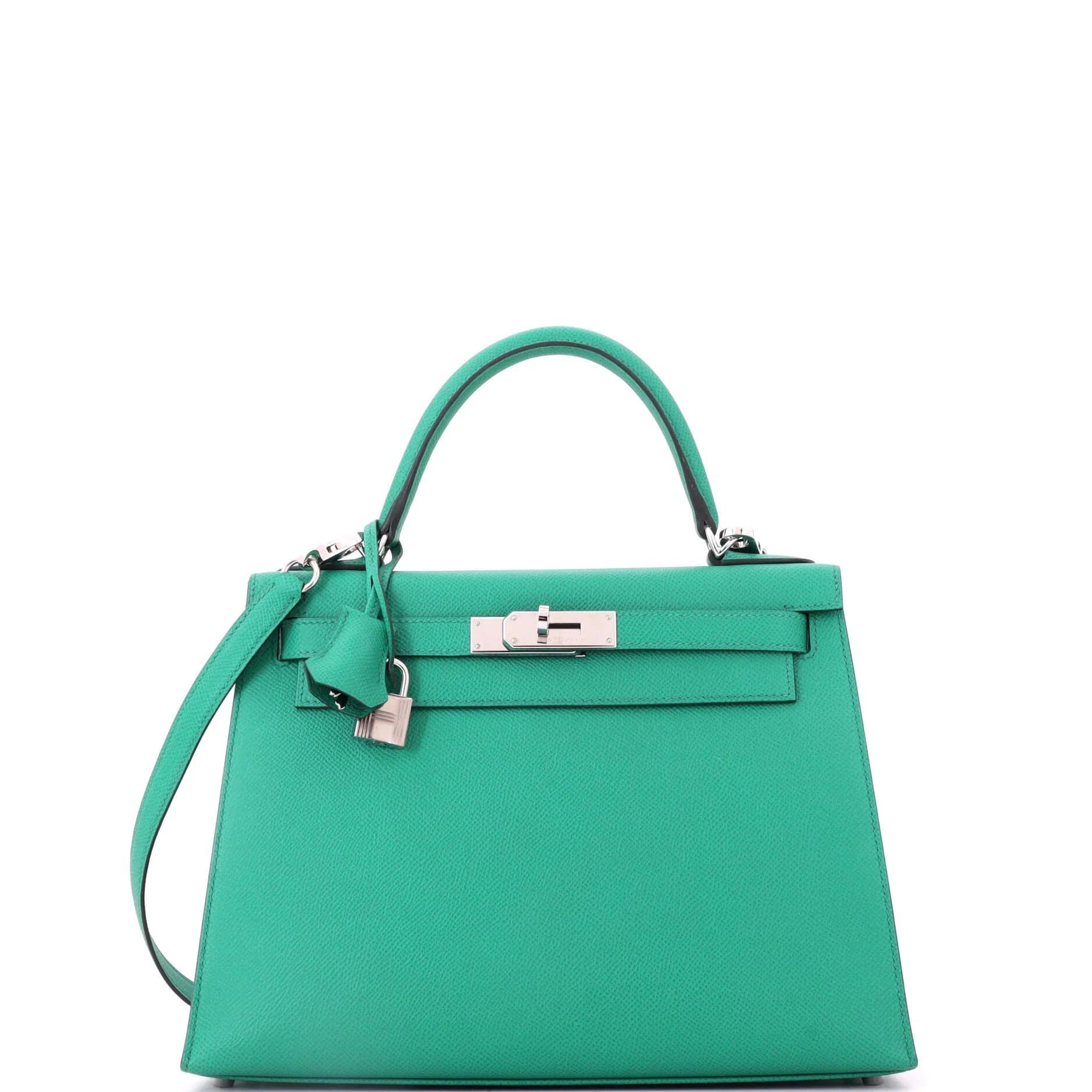 Kelly 28 leather handbag
