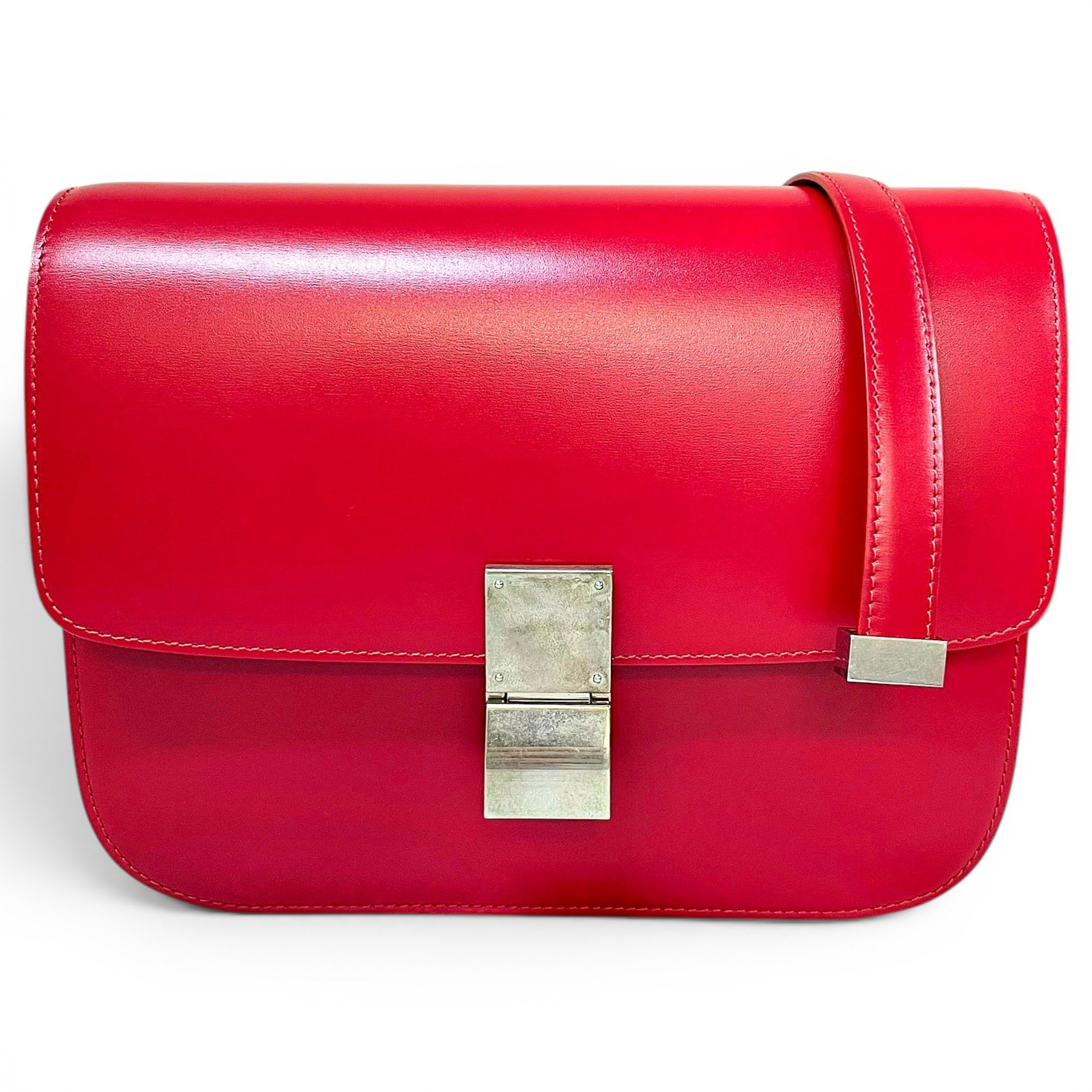 Classic leather handbag