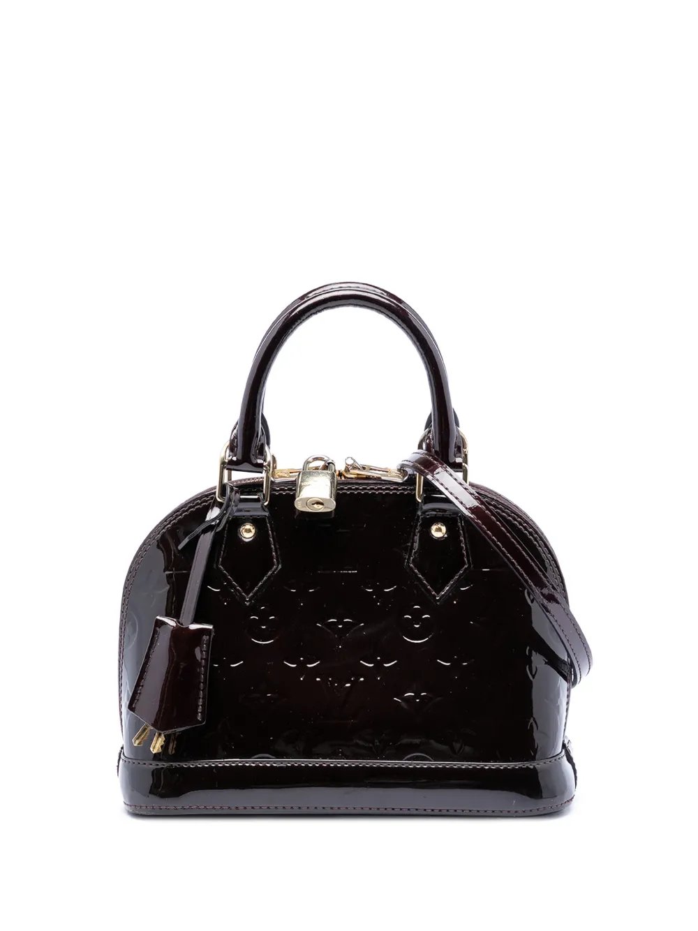 2015 Monogram Vernis Alma BB satchel