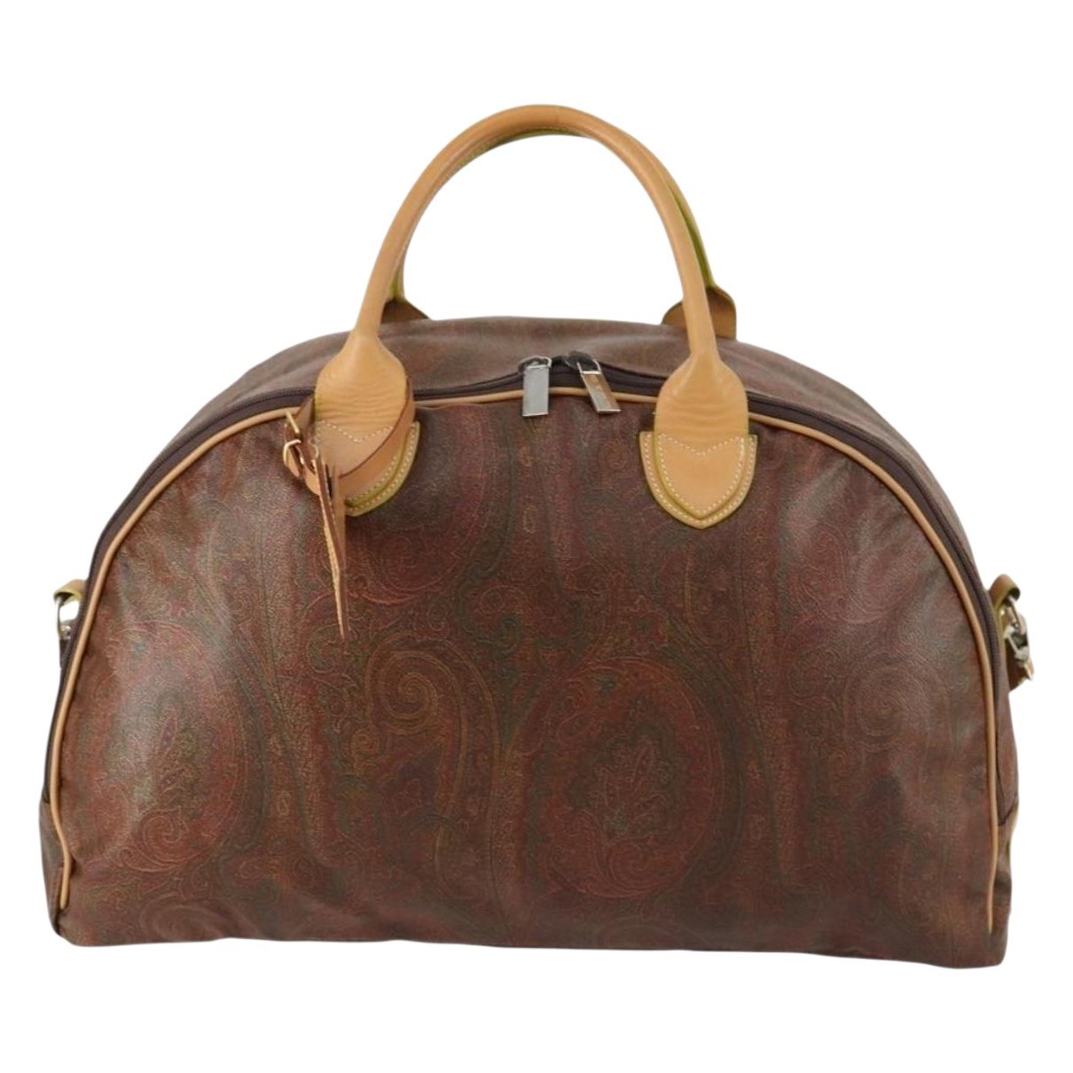 Etro Leather bowling bag