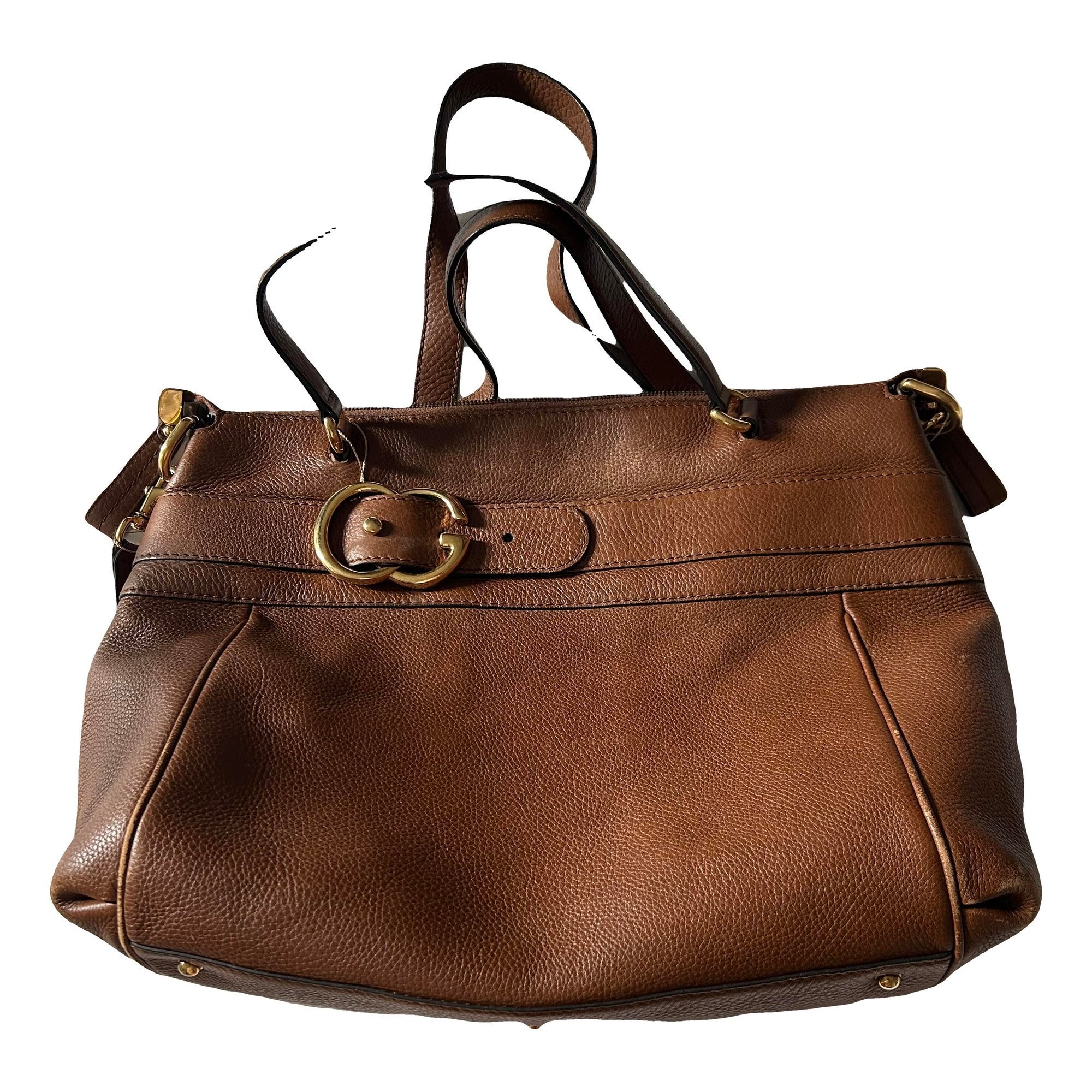 Ride leather tote