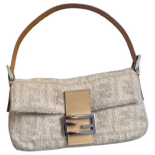 Baguette cashmere handbag