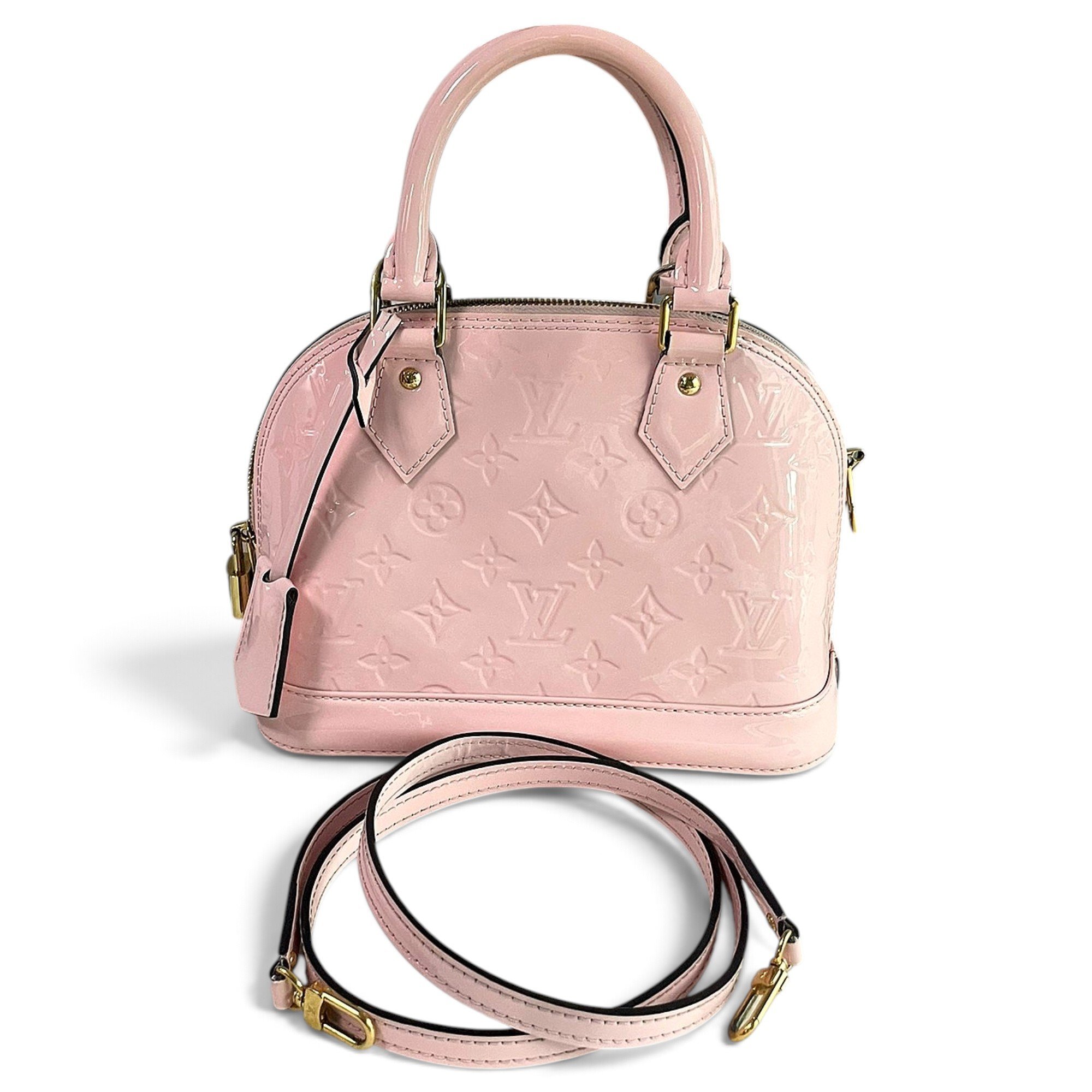 Alma BB patent leather handbag