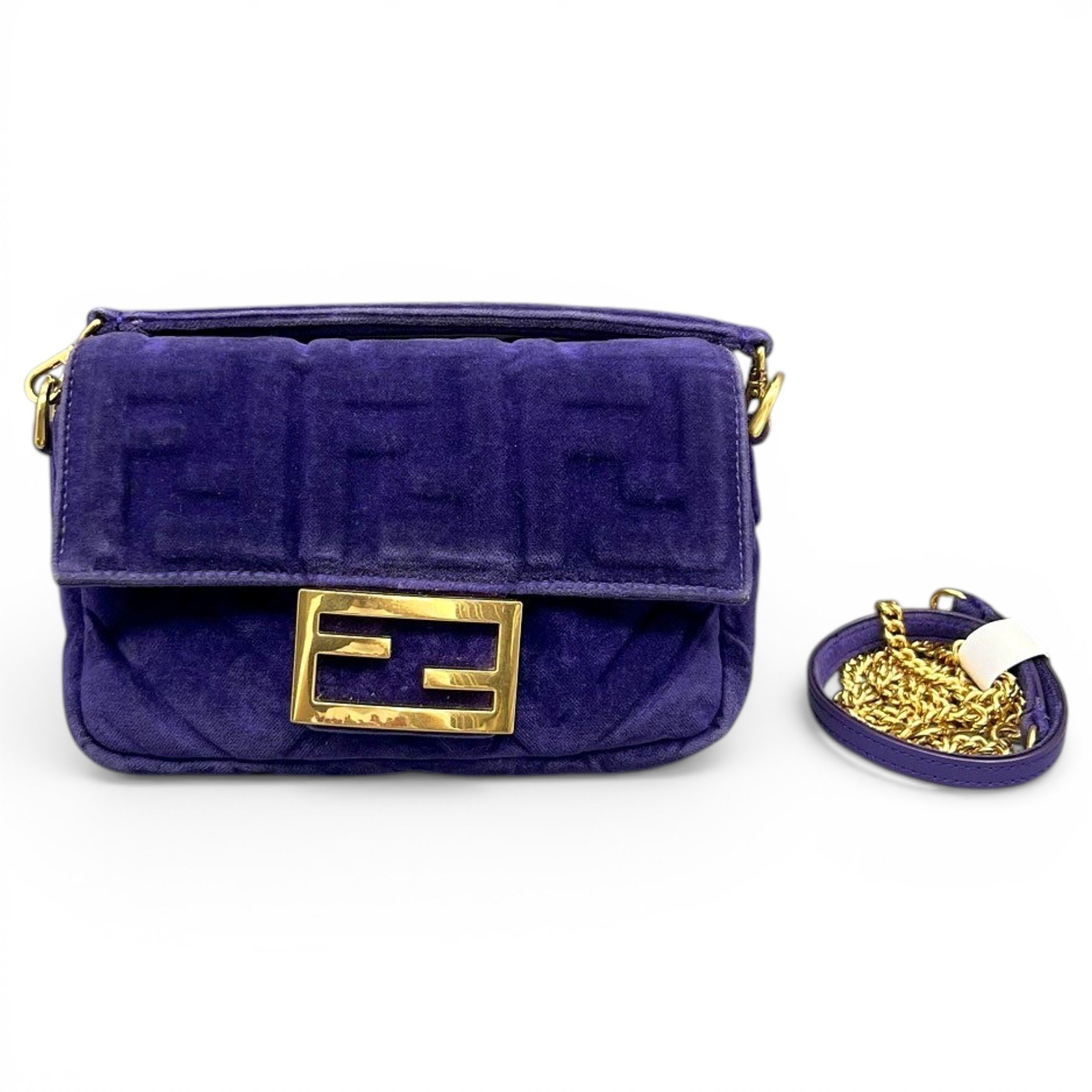 Velvet handbag