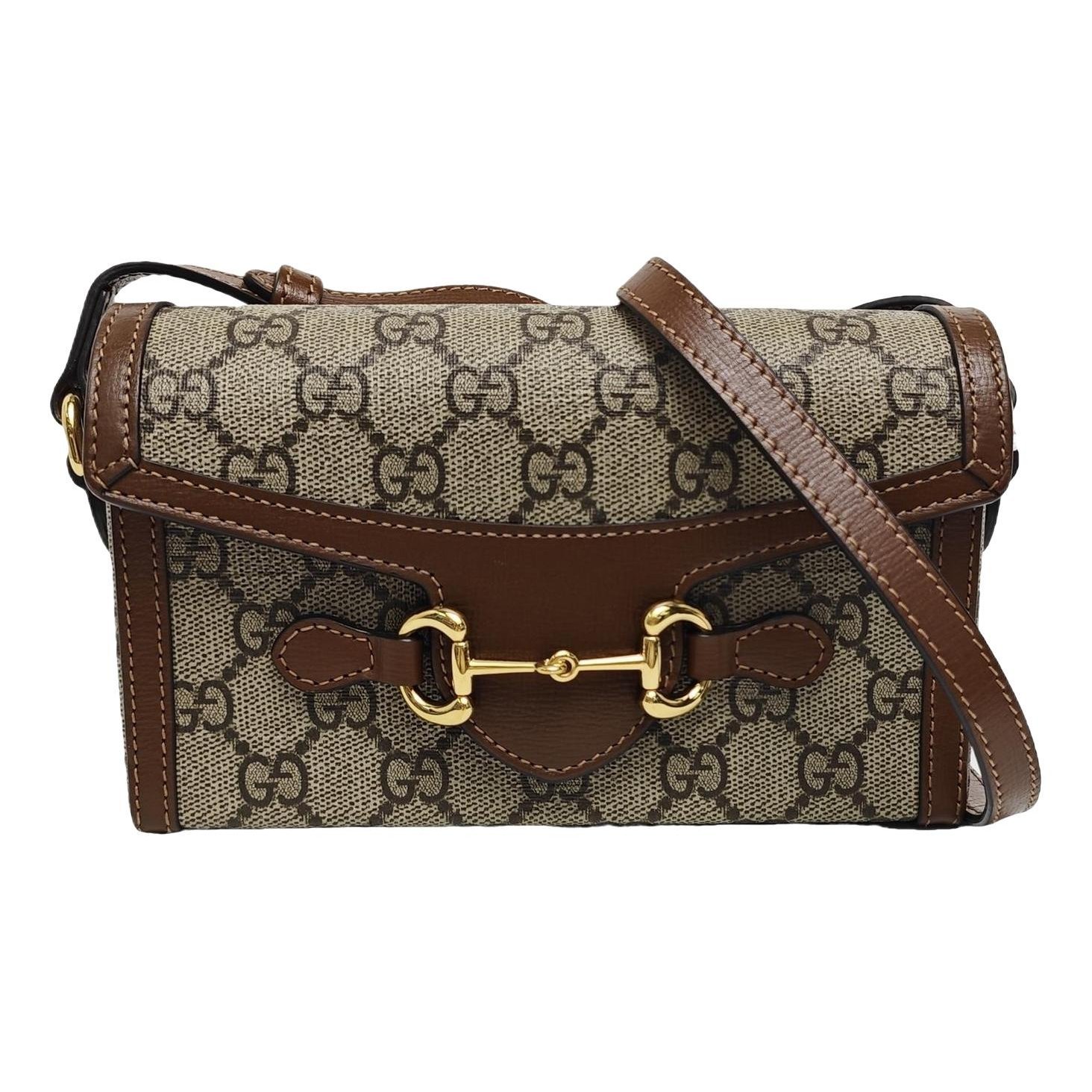 Handle Horsebit 1955 leather handbag
