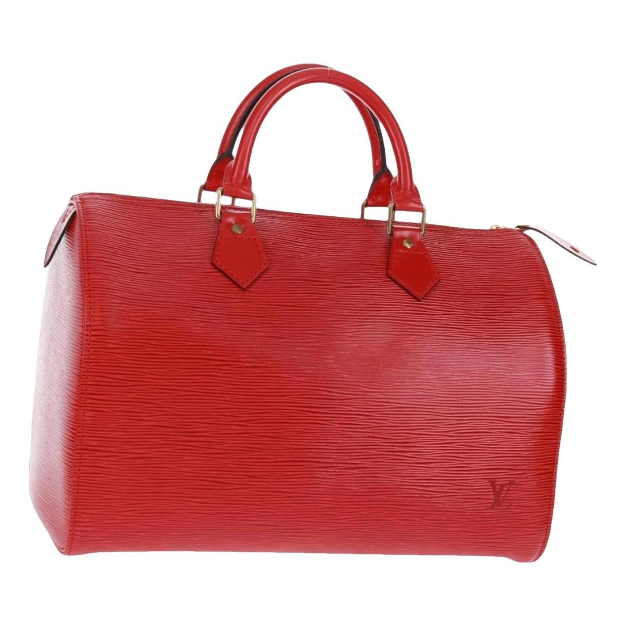 Speedy leather handbag