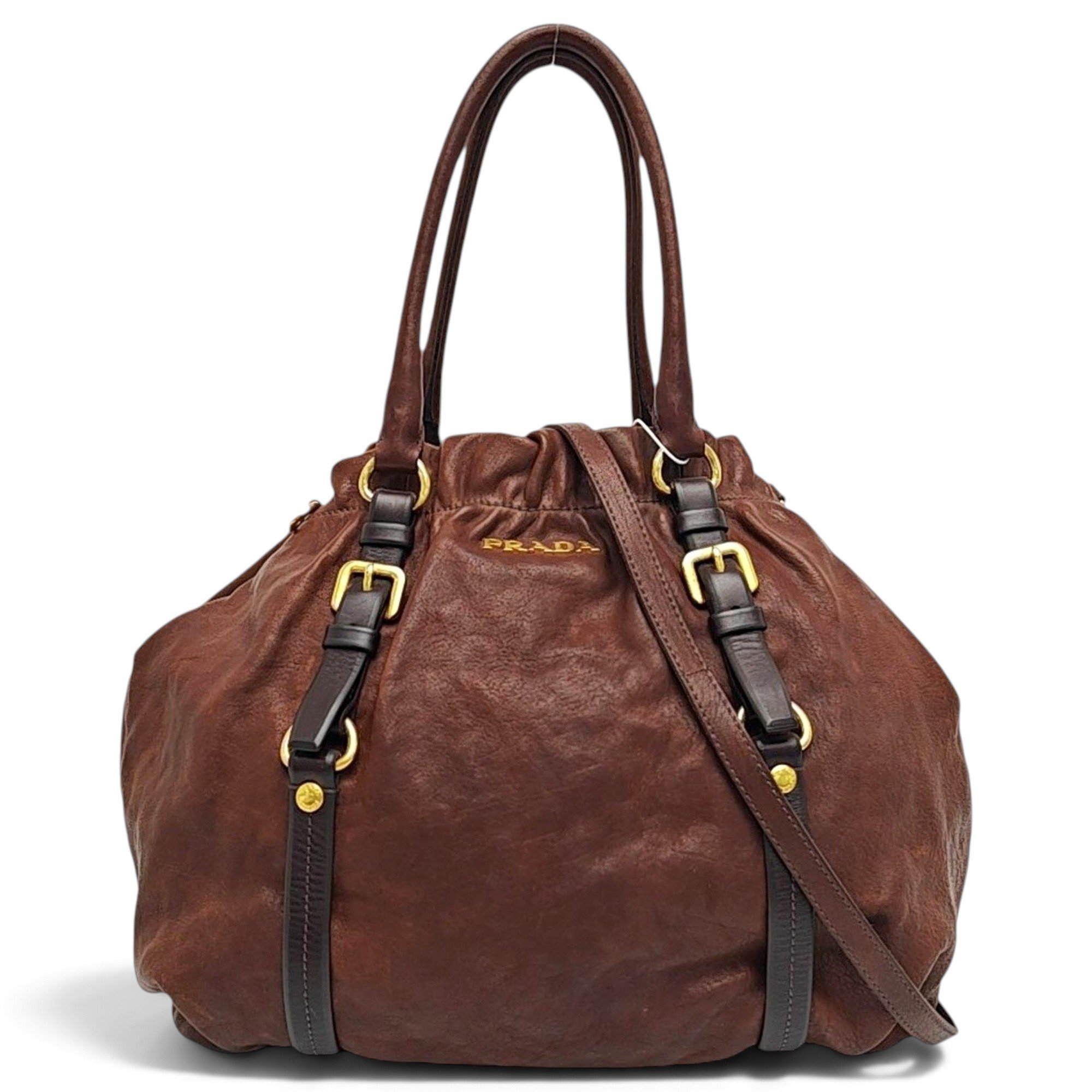 Leather handbag