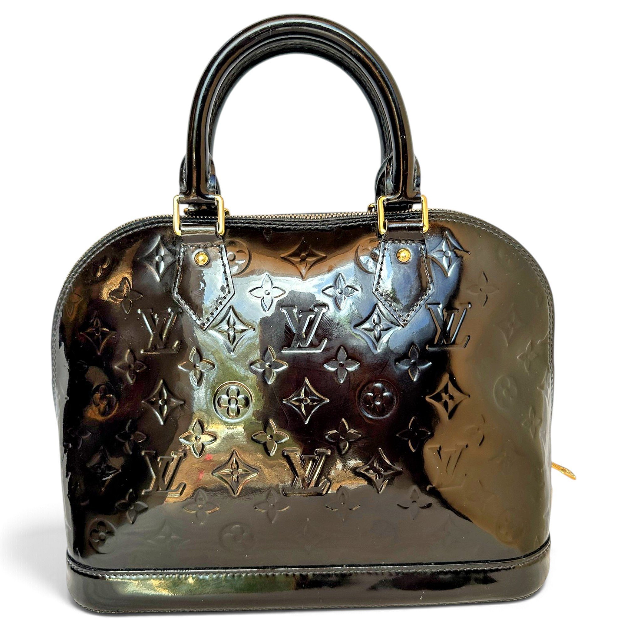 Alma patent leather handbag