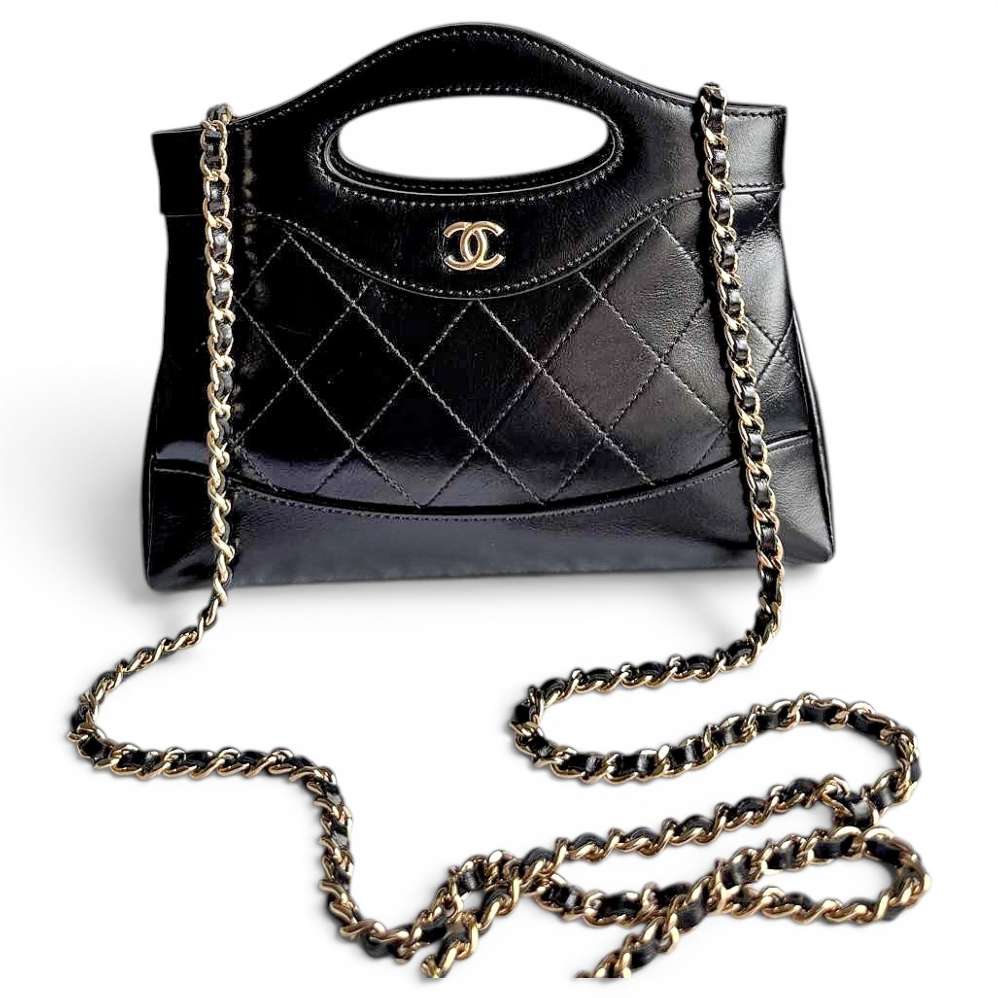 Leather handbag