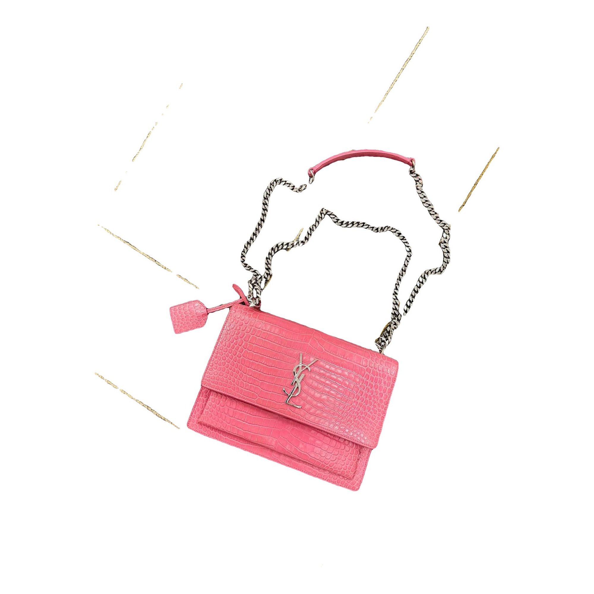 Sunset leather handbag