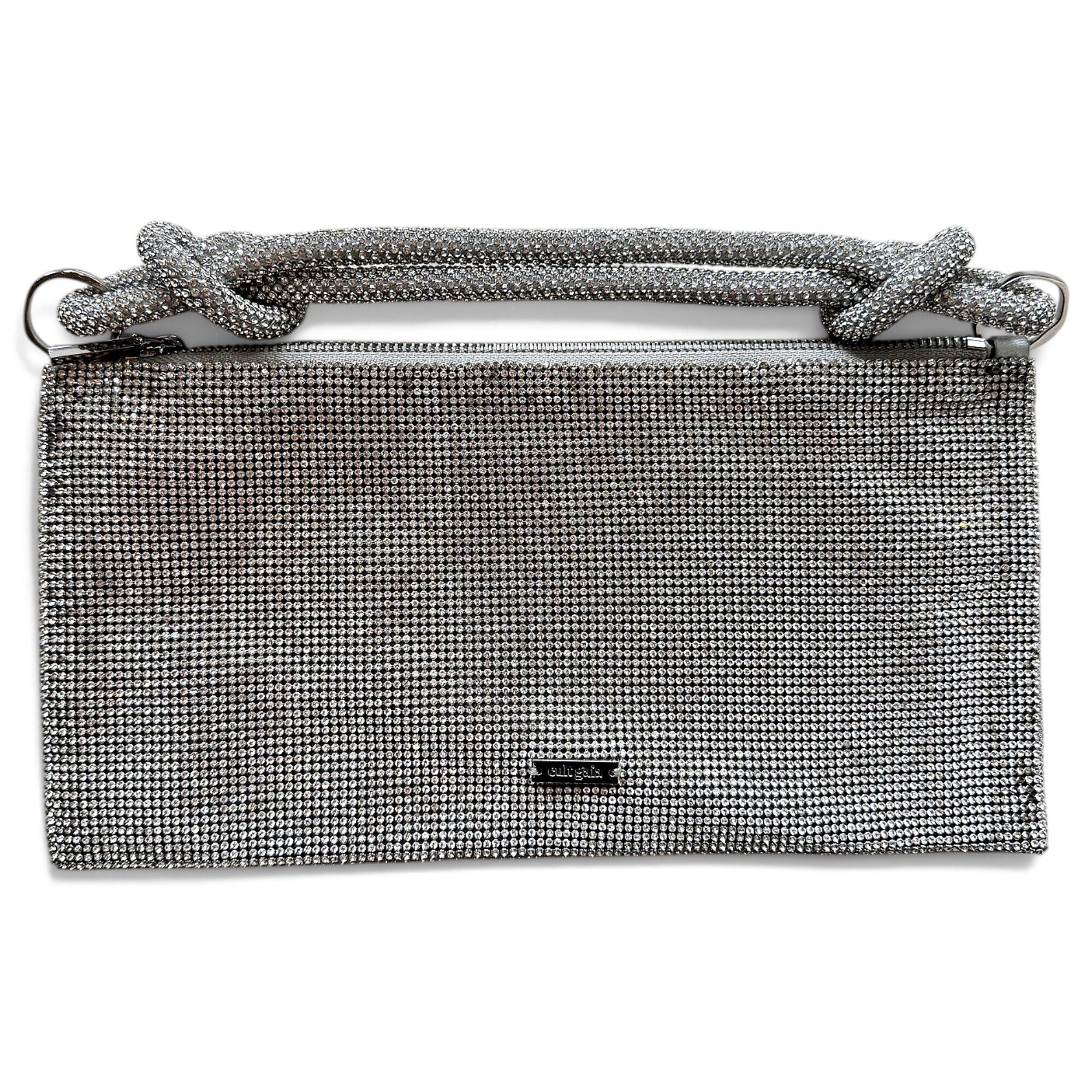 Glitter clutch bag