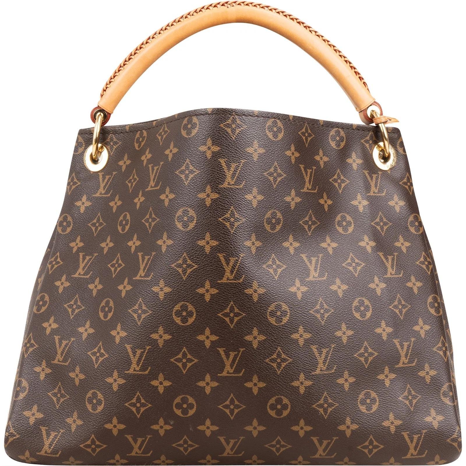 Artsy leather handbag