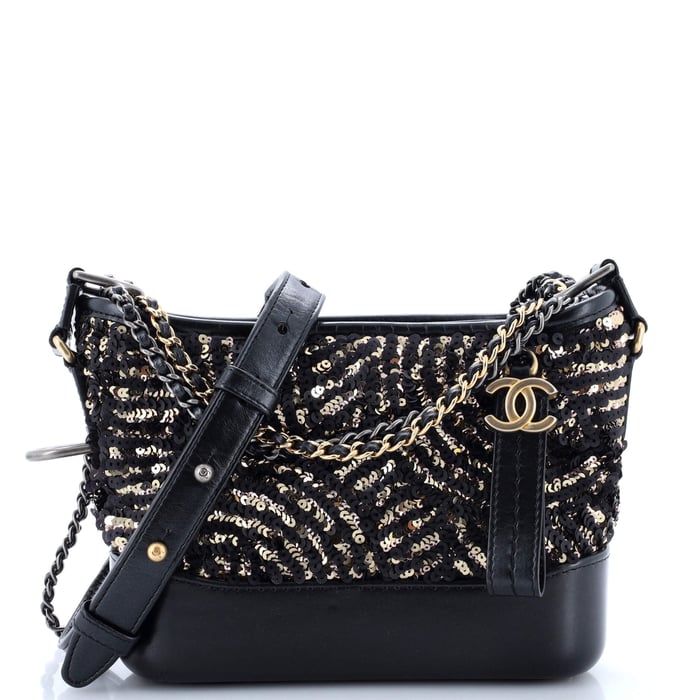 Chanel Gabrielle Hobo Sequins Small