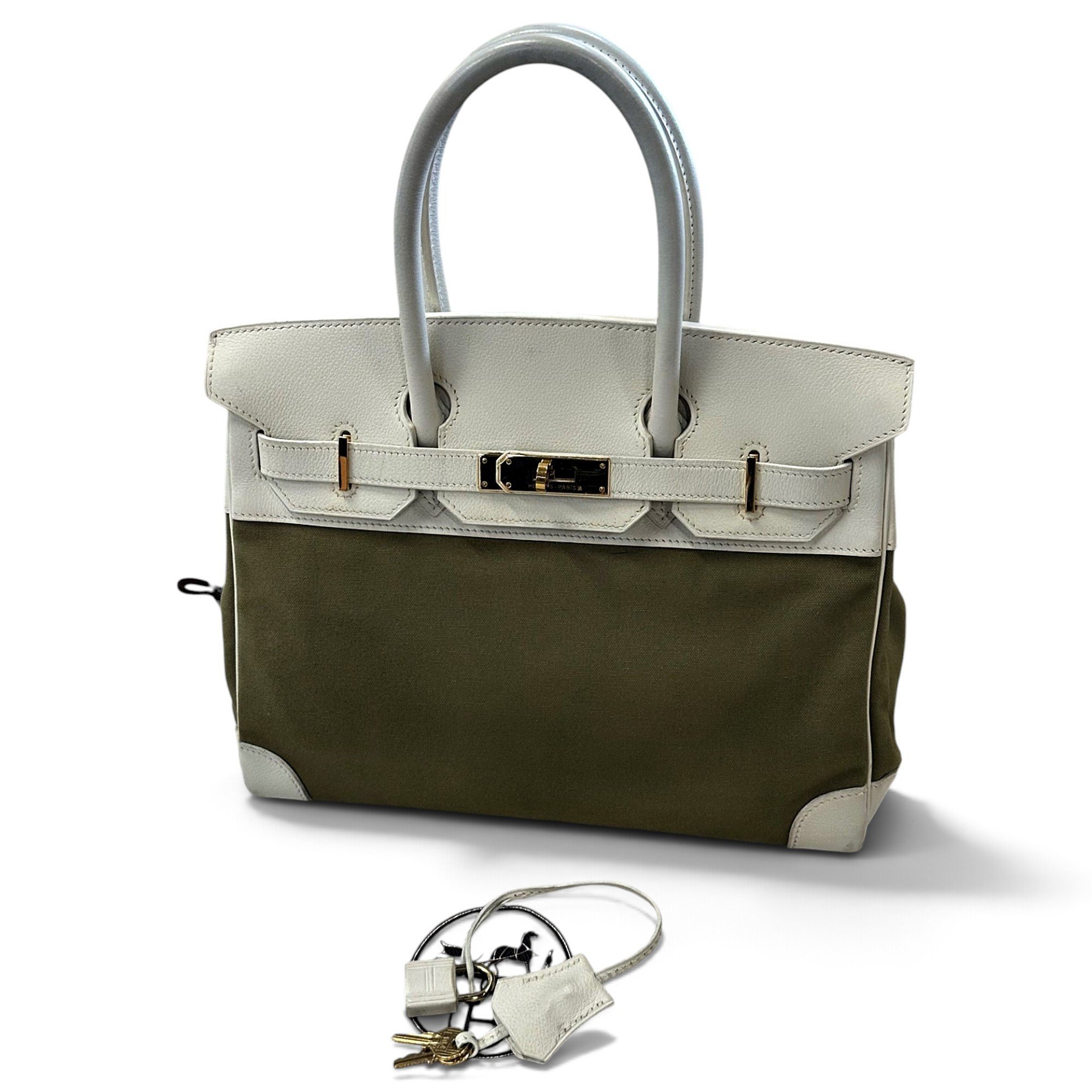 Hermes Birkin 30 Handbag White