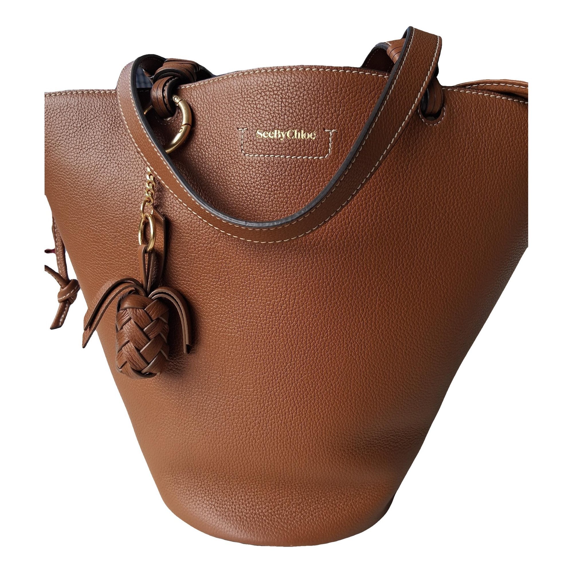 Leather handbag