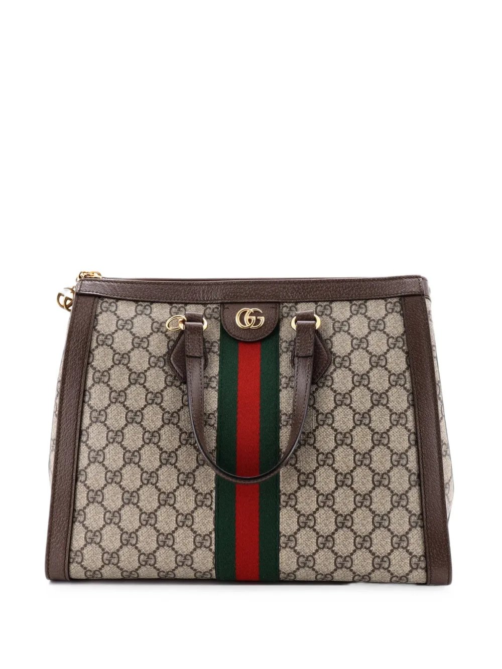 Ophidia Top Handle GG Coated Canvas Medium tote bag