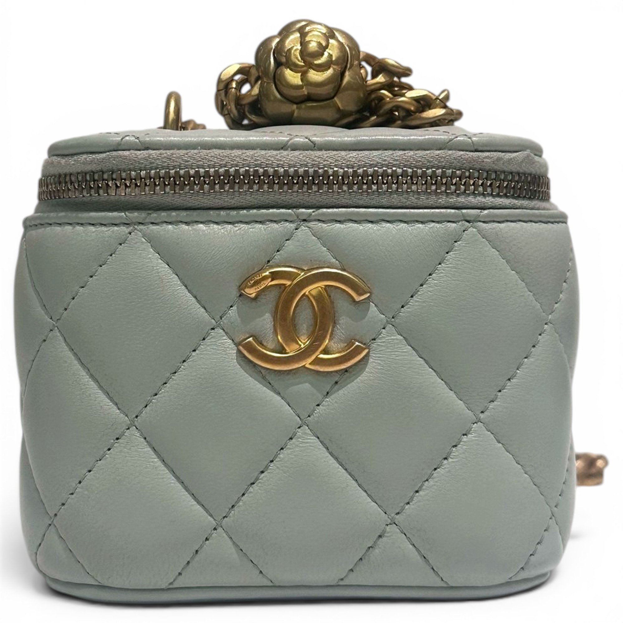 Trendy CC Vanity leather handbag