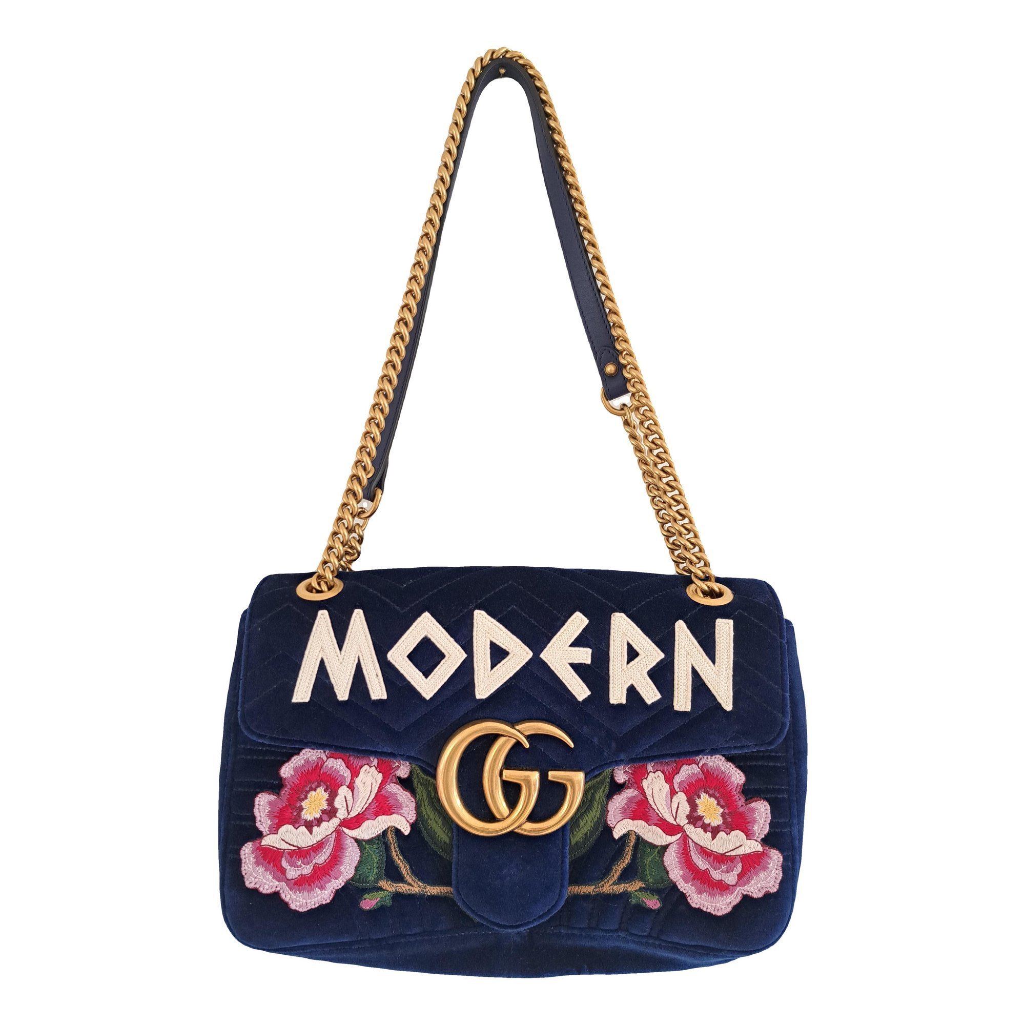 GG Marmont velvet handbag