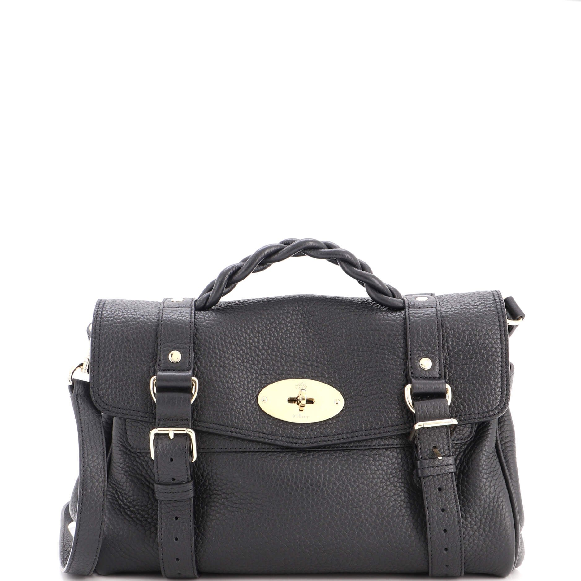 Alexa Satchel NM Leather Medium