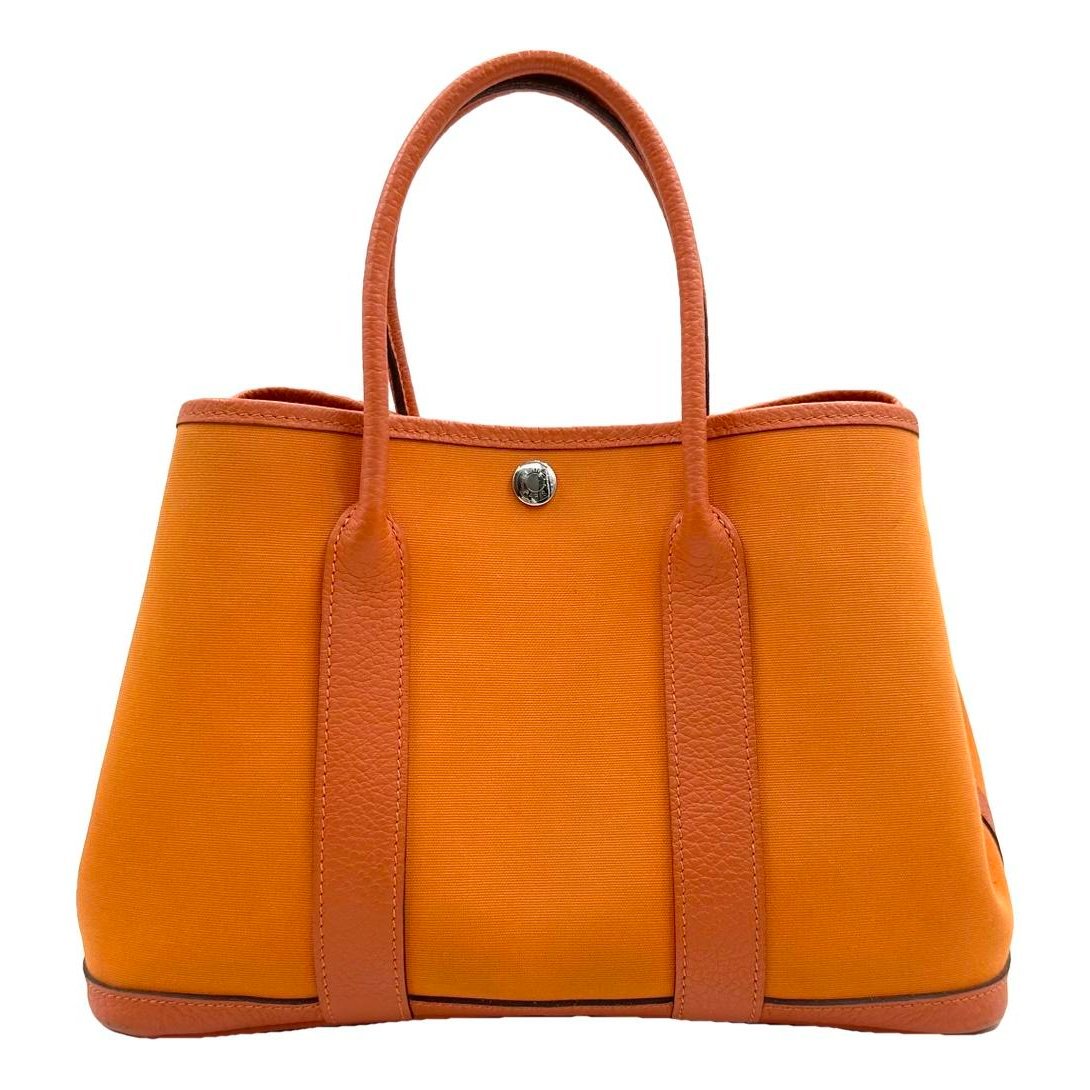 Garden Party leather handbag