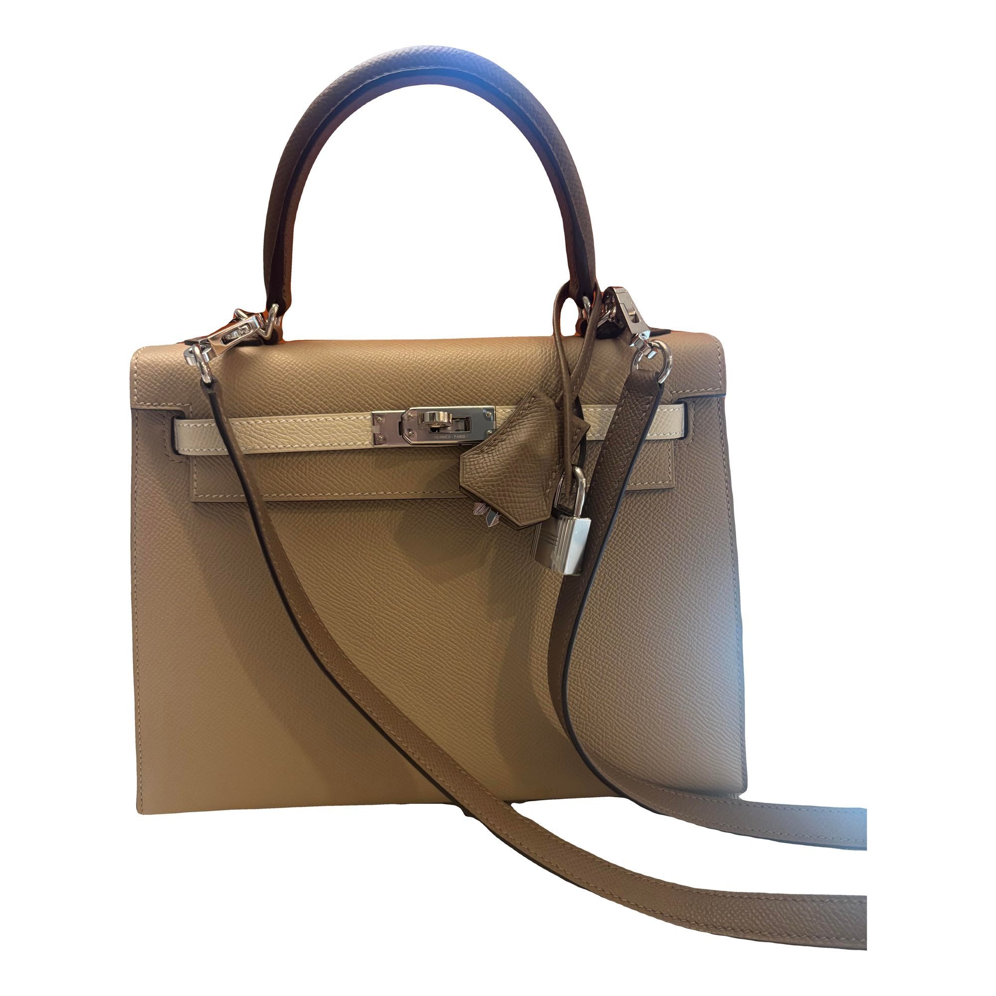 Kelly 25 leather handbag