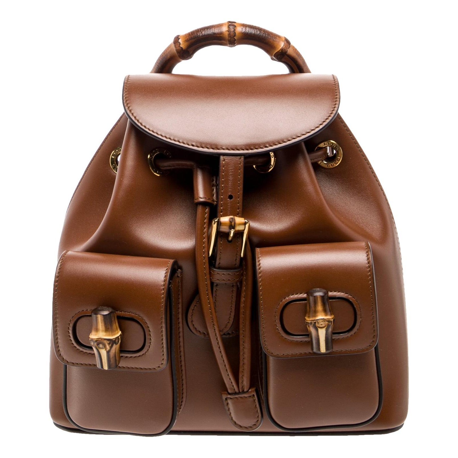 Leather backpack