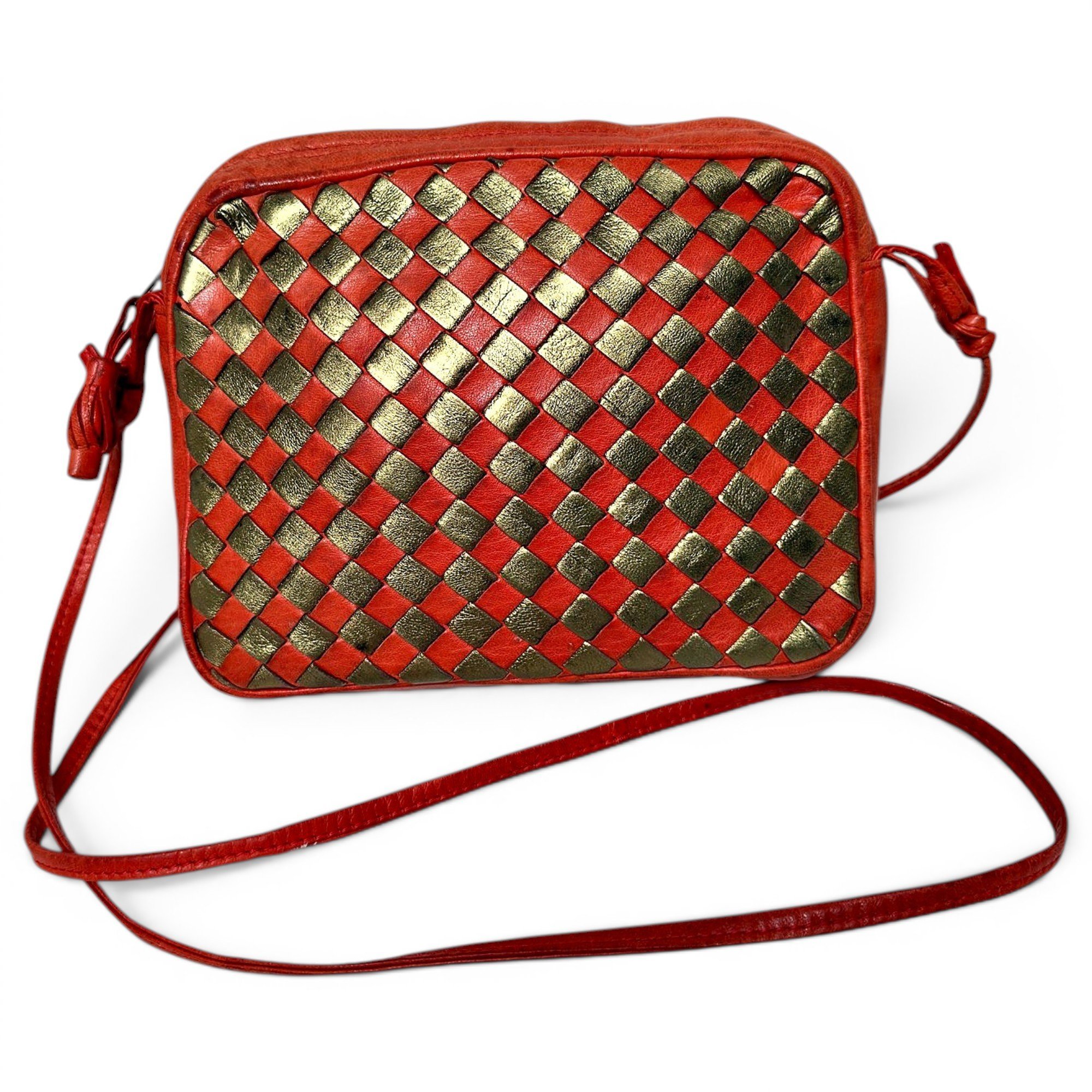 Leather crossbody bag