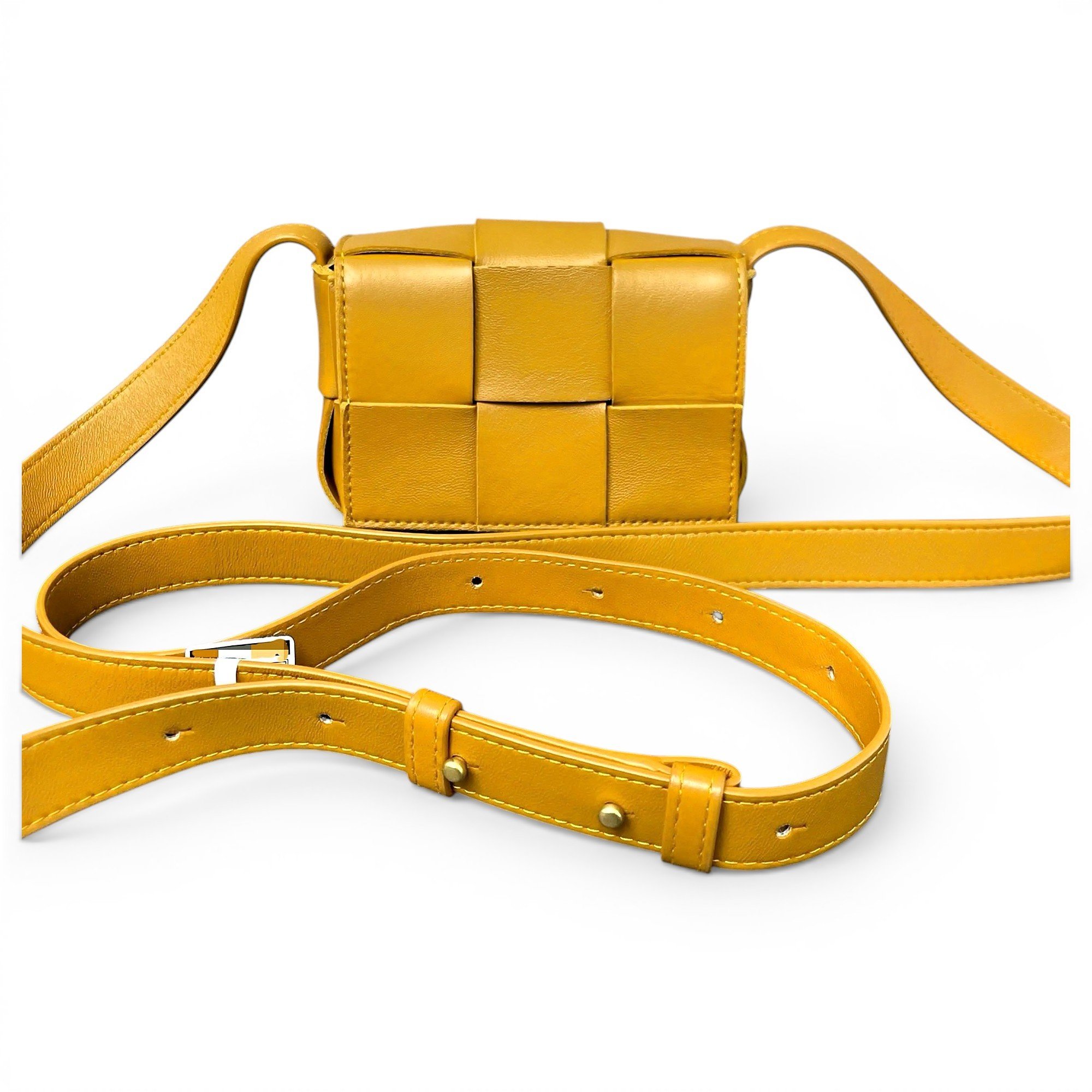 Cassette leather handbag