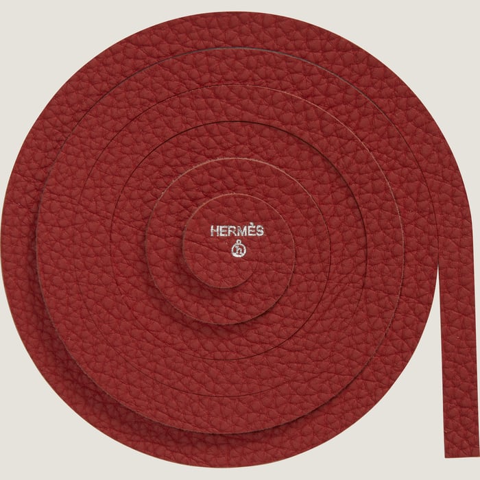 Rouge Adhesive Tape In Calfskin