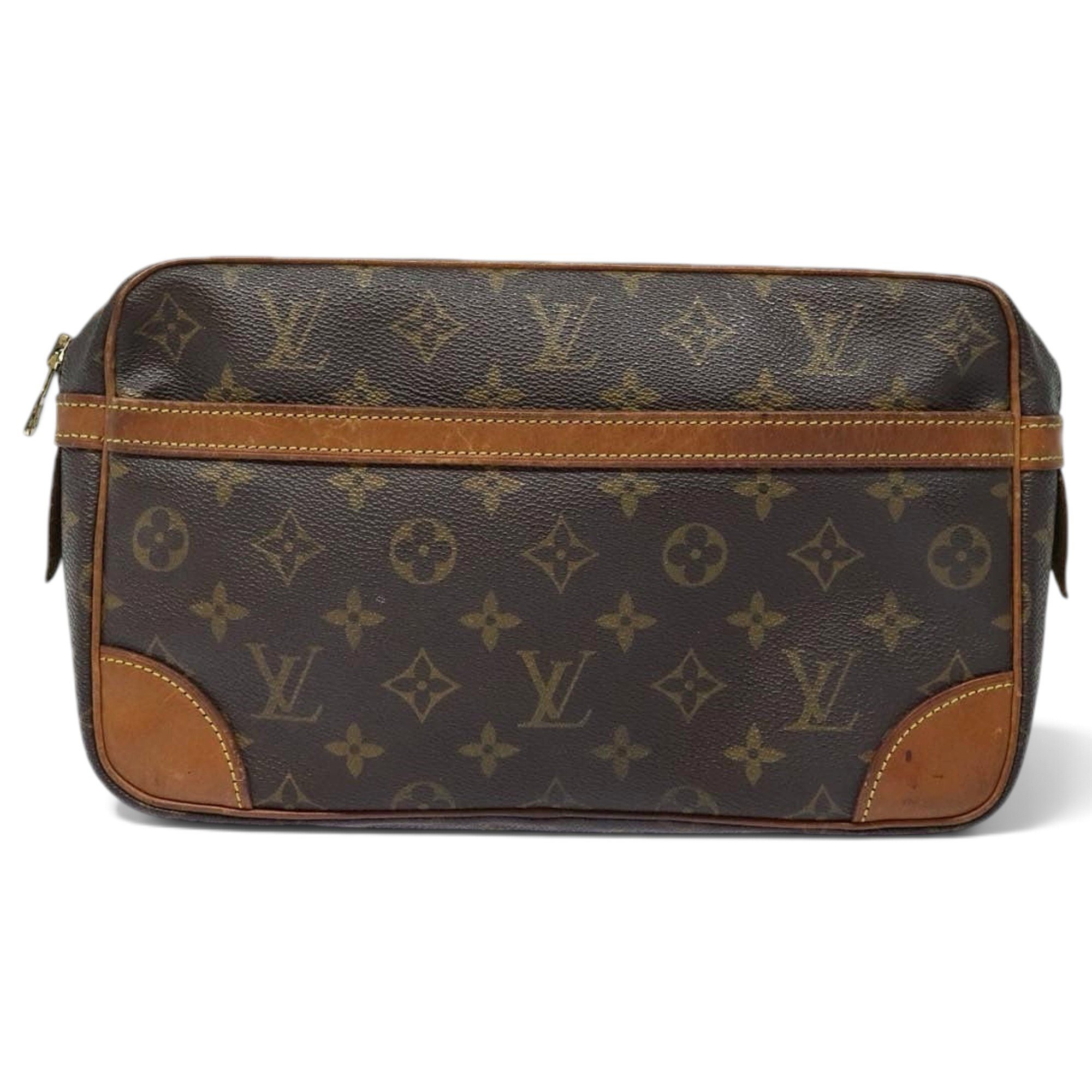 Leather clutch bag