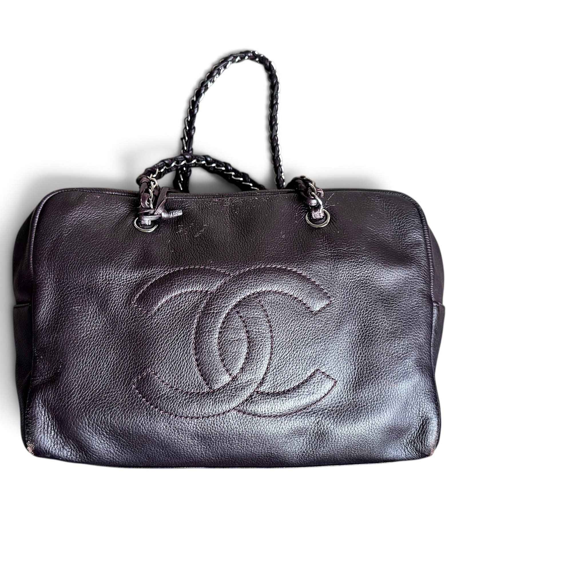 Leather handbag