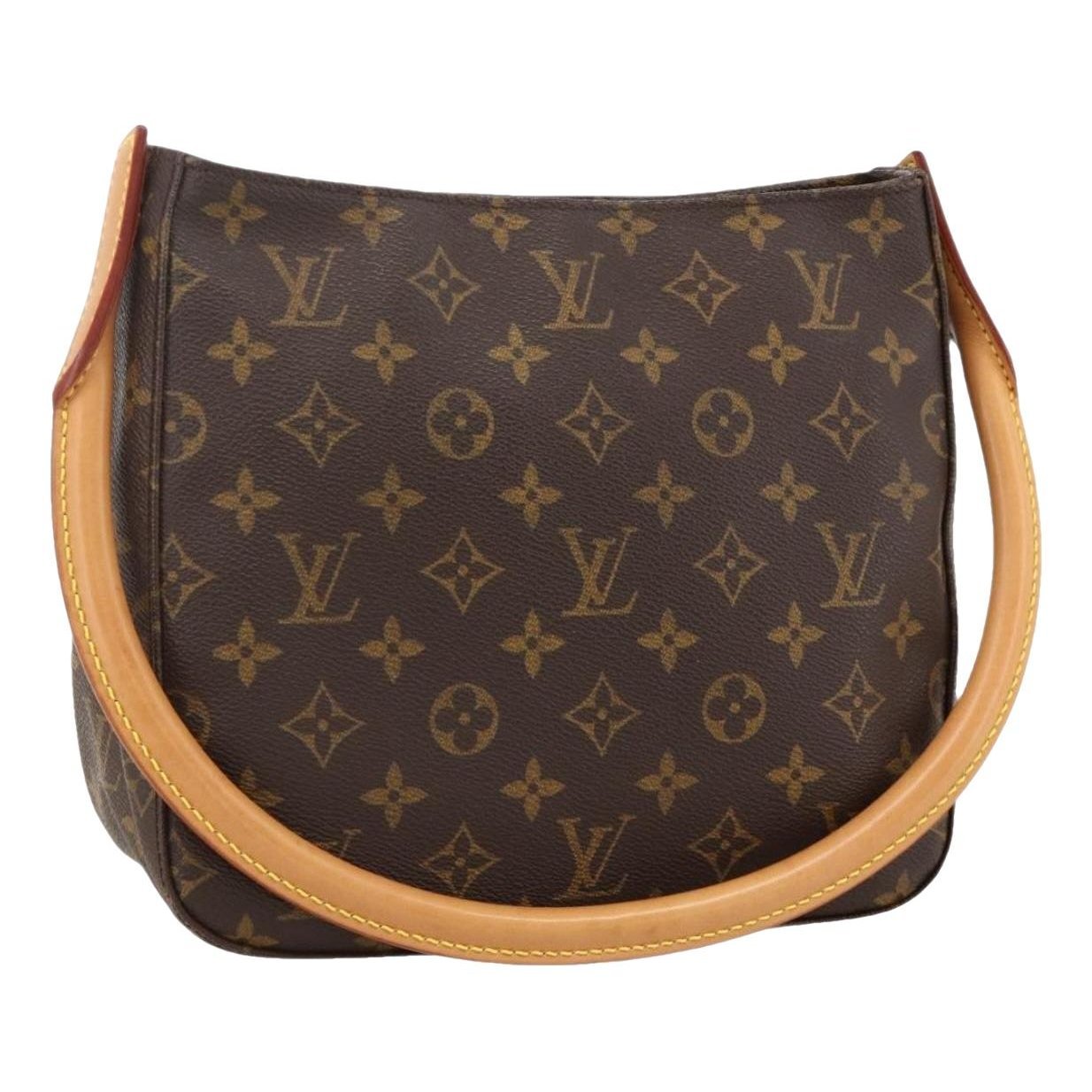 Looping cashmere handbag