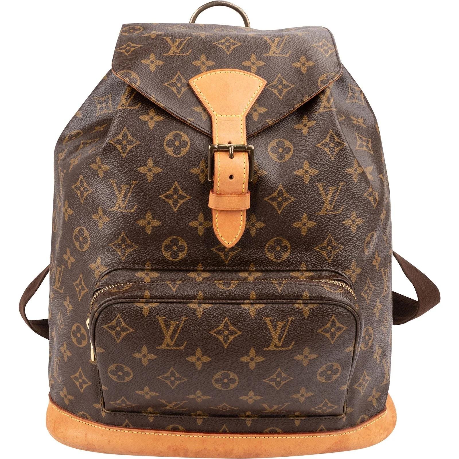 Montsouris leather backpack