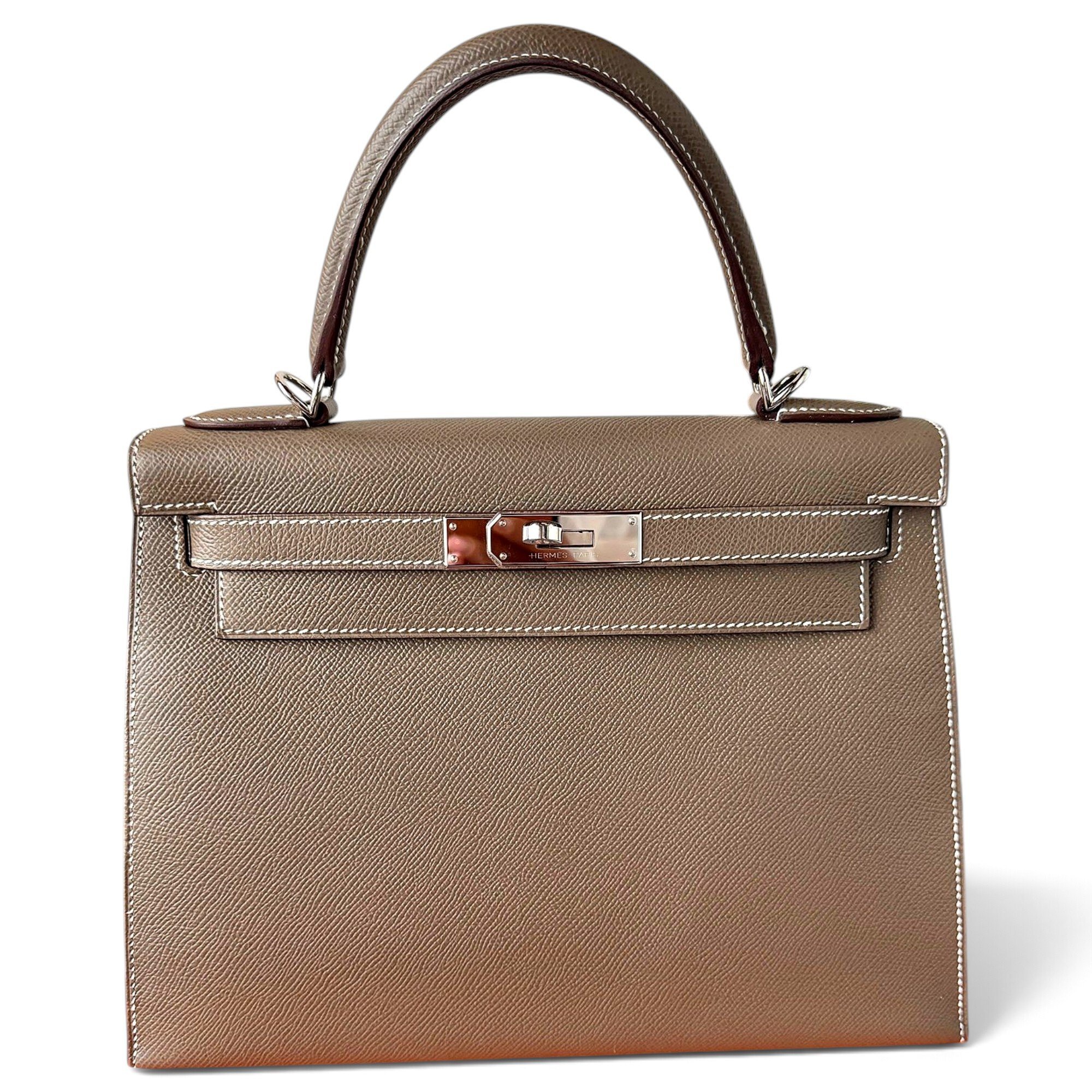 Kelly 28 leather handbag
