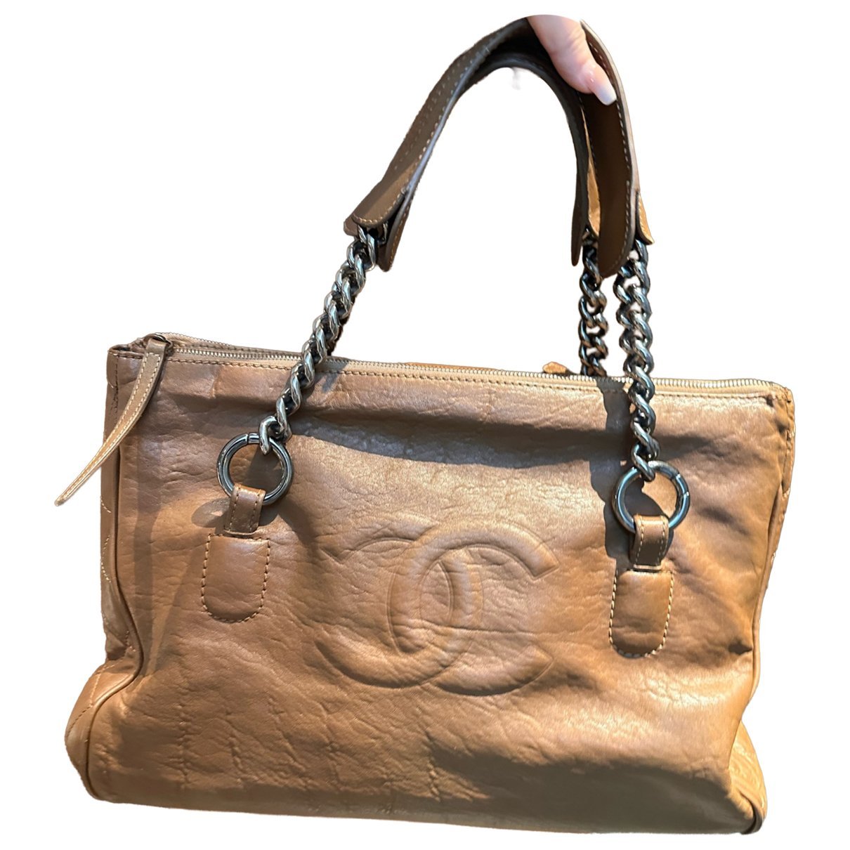 Leather handbag