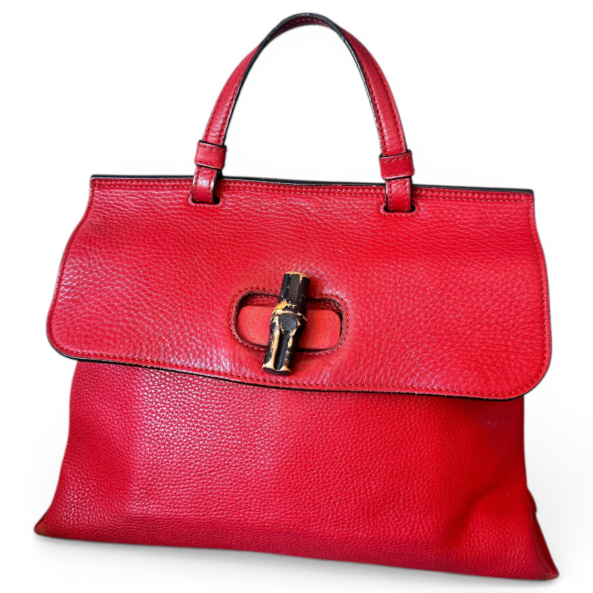 Bamboo Daily Top Handle leather handbag