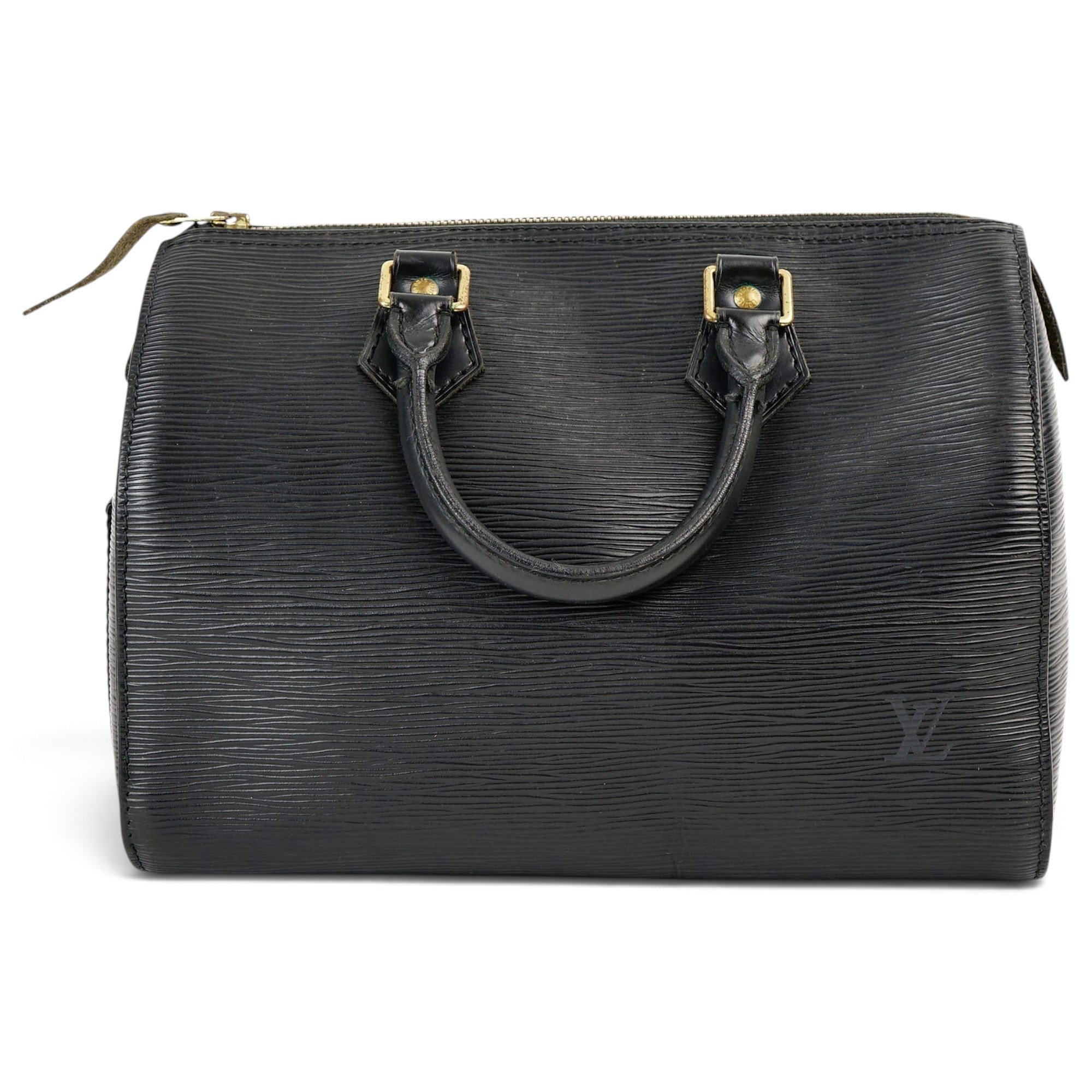 Speedy leather handbag