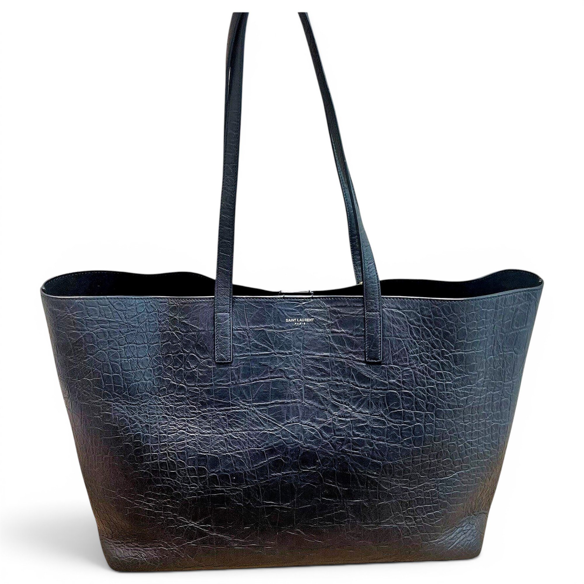 Shopping leather tote