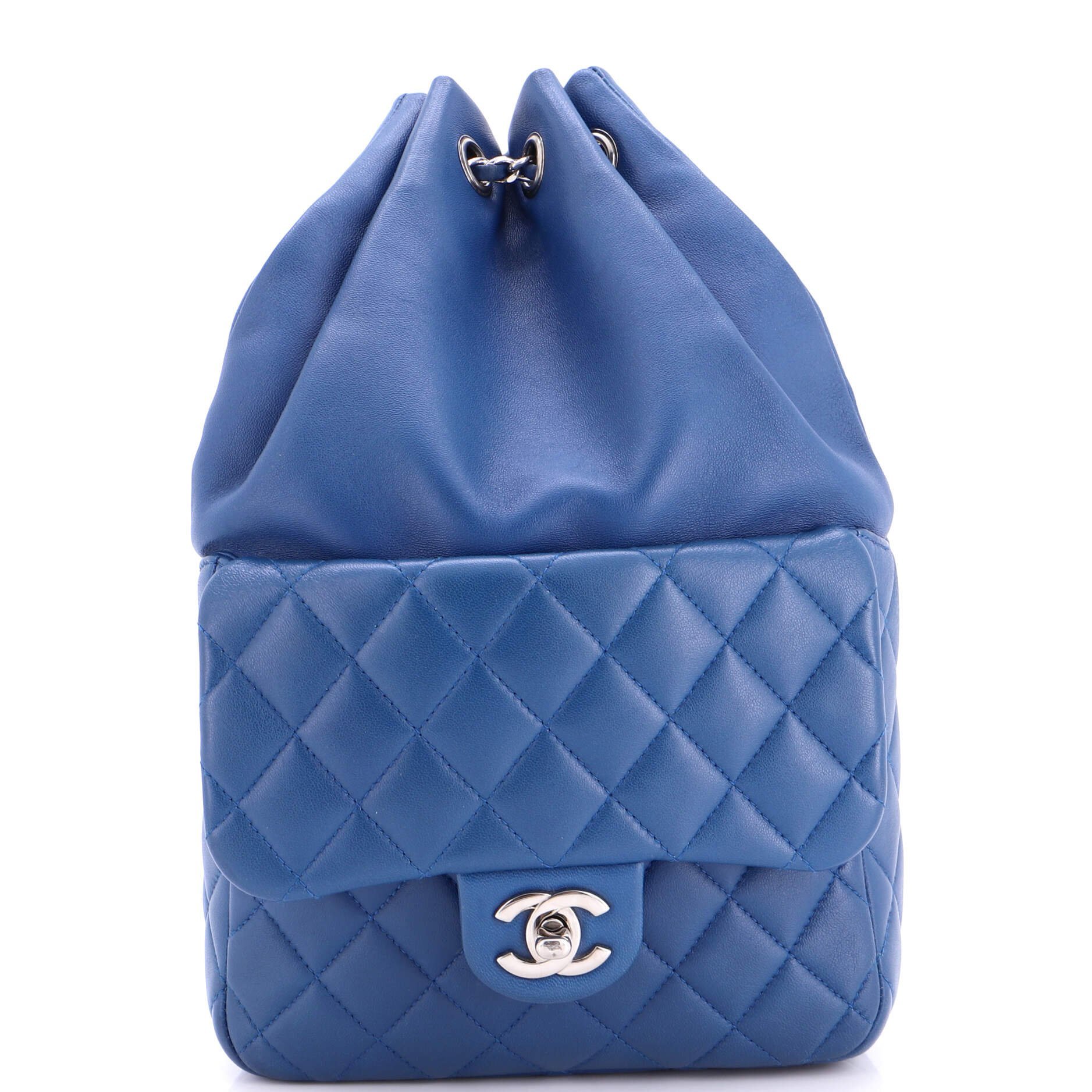 Leather backpack