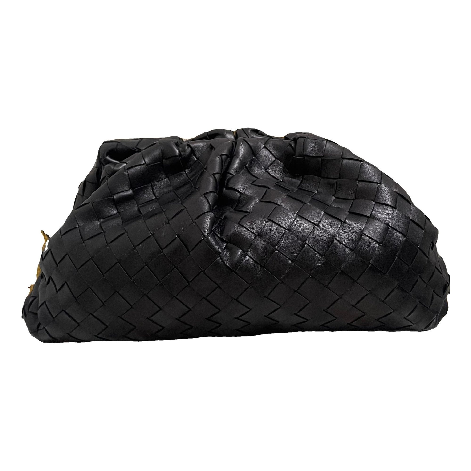 Pouch leather handbag
