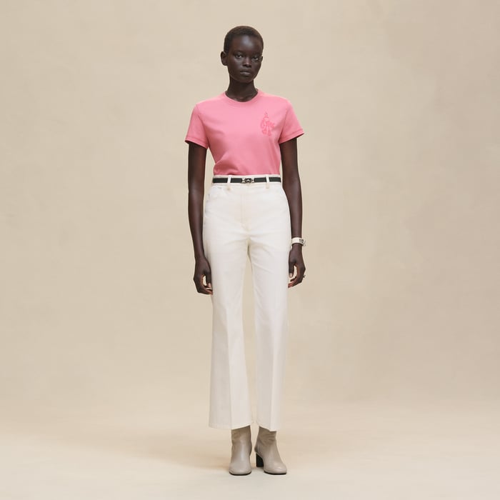 Rose Sorbet Printed Straight T-shirt