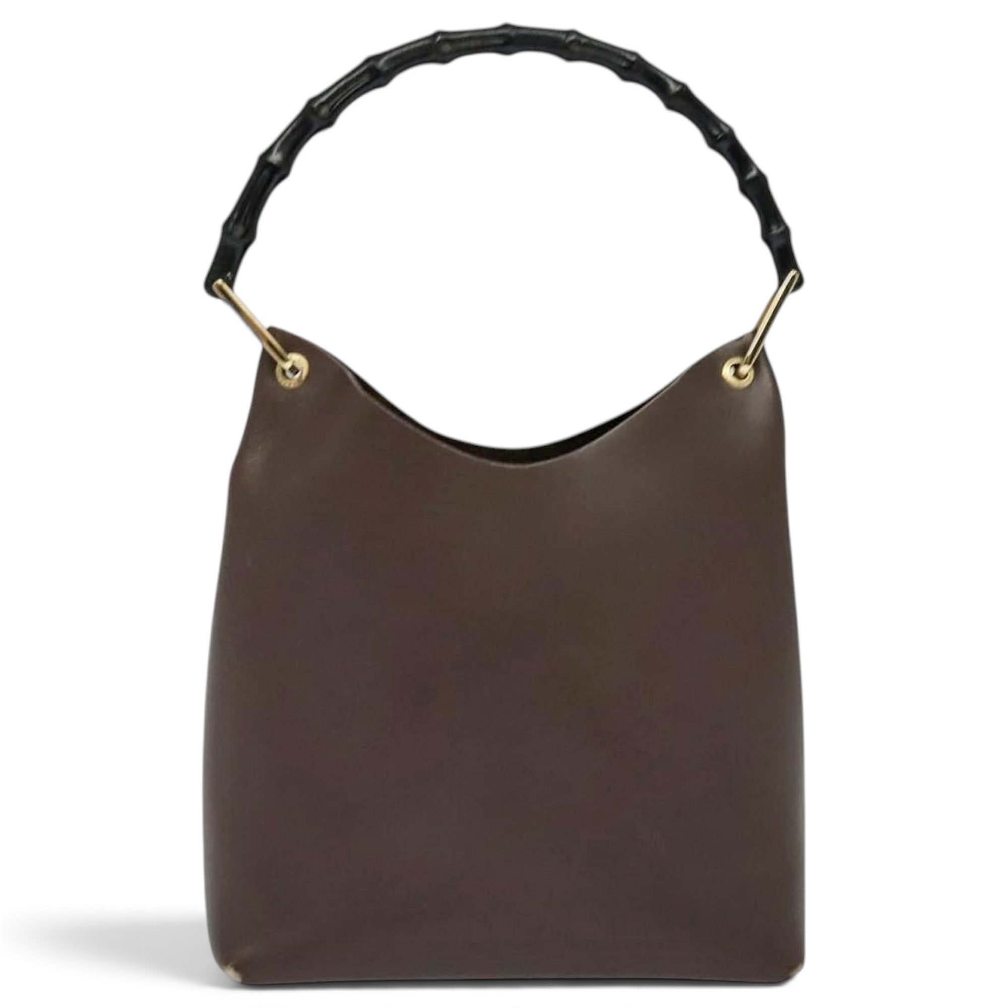 Bamboo leather handbag