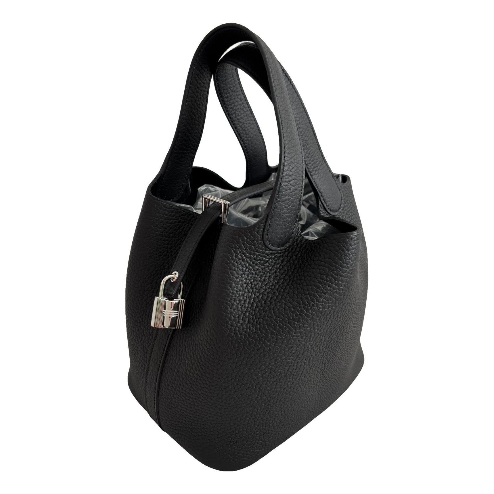 Picotin leather handbag