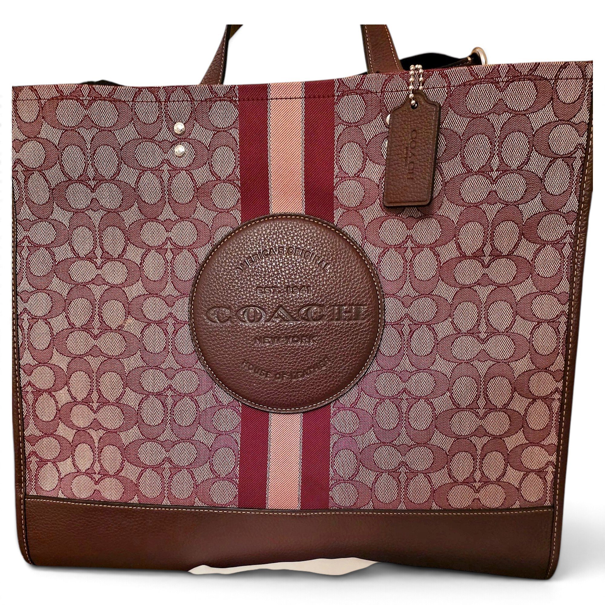 Leather tote