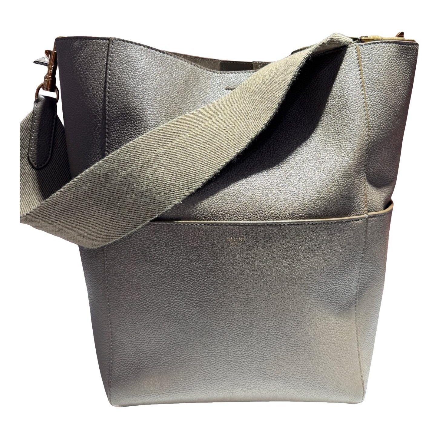 Seau Sangle leather tote