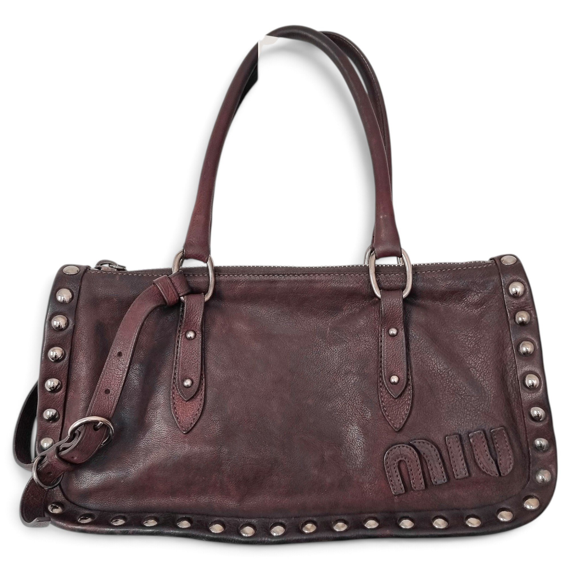 Leather handbag