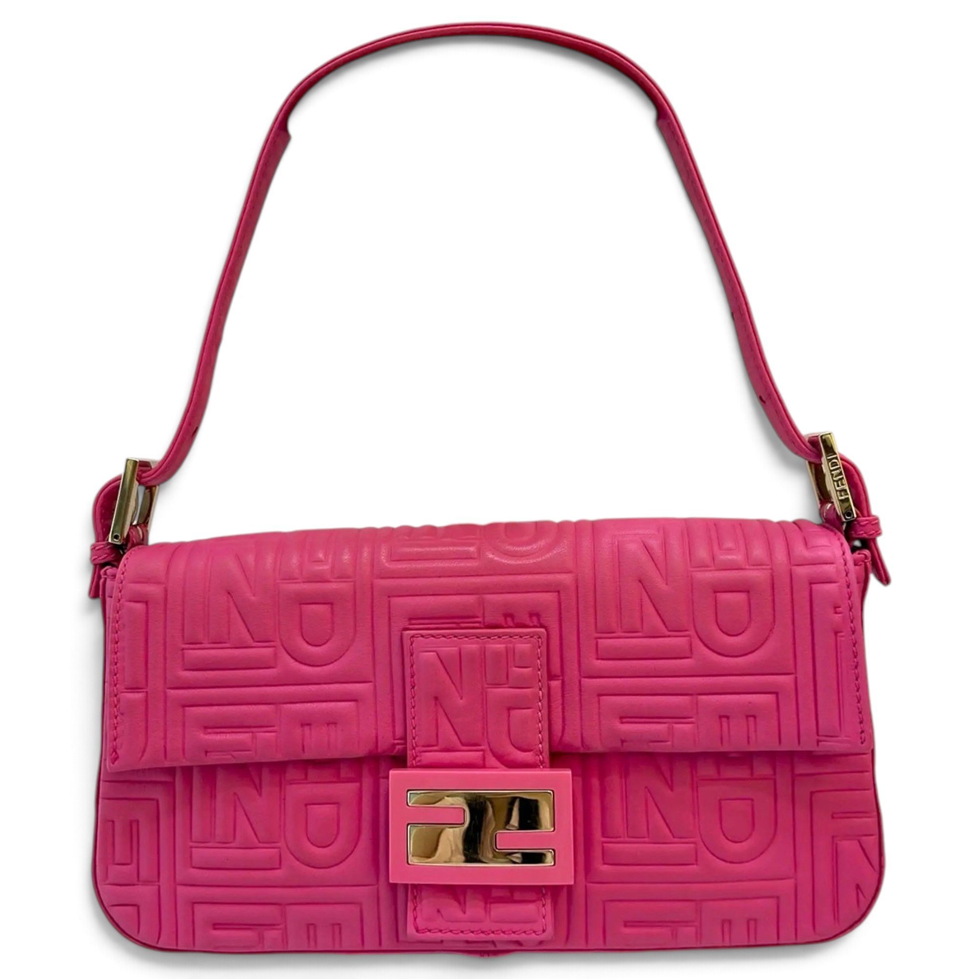 Baguette leather handbag