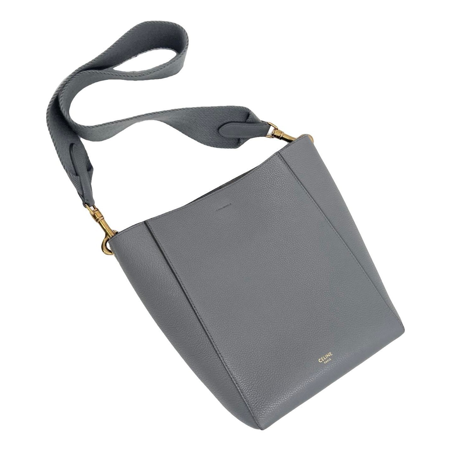 Seau Sangle leather handbag