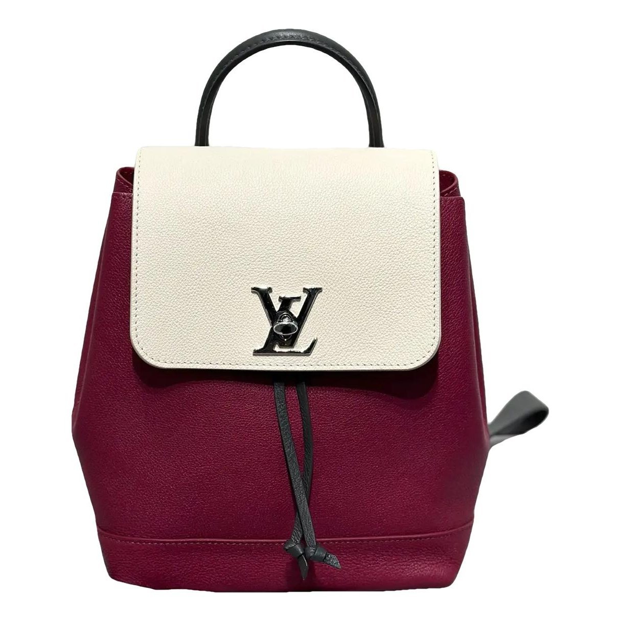 Lockme leather backpack